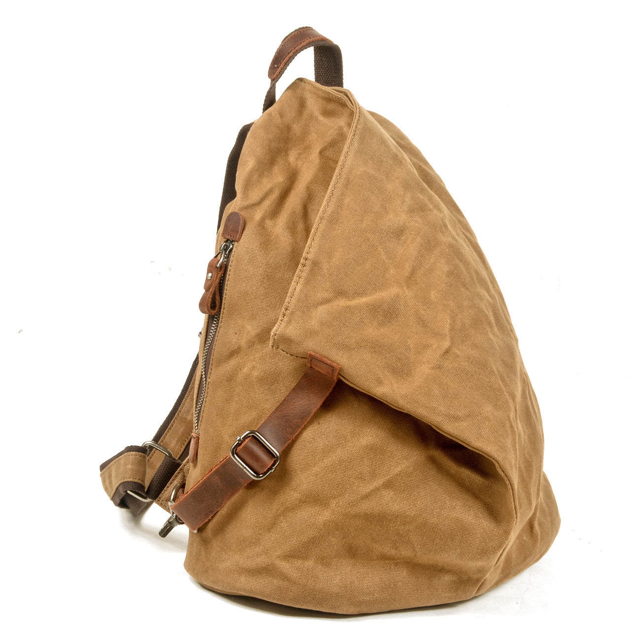 Men's Waterproof Retro Tooling Vintage Oil Wax Canvas Backpacks