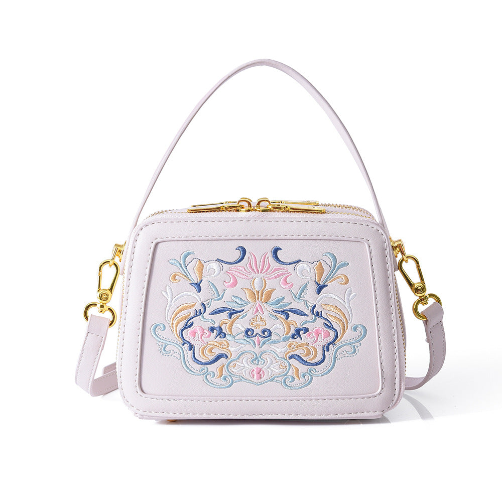 Women's Chinese Style Portable High Sense Crossbody Bags