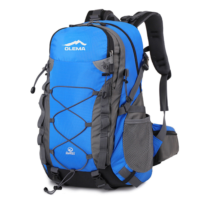 Men's Professional Hiking Nylon Large Capacity Waterproof Mountaineering Backpacks