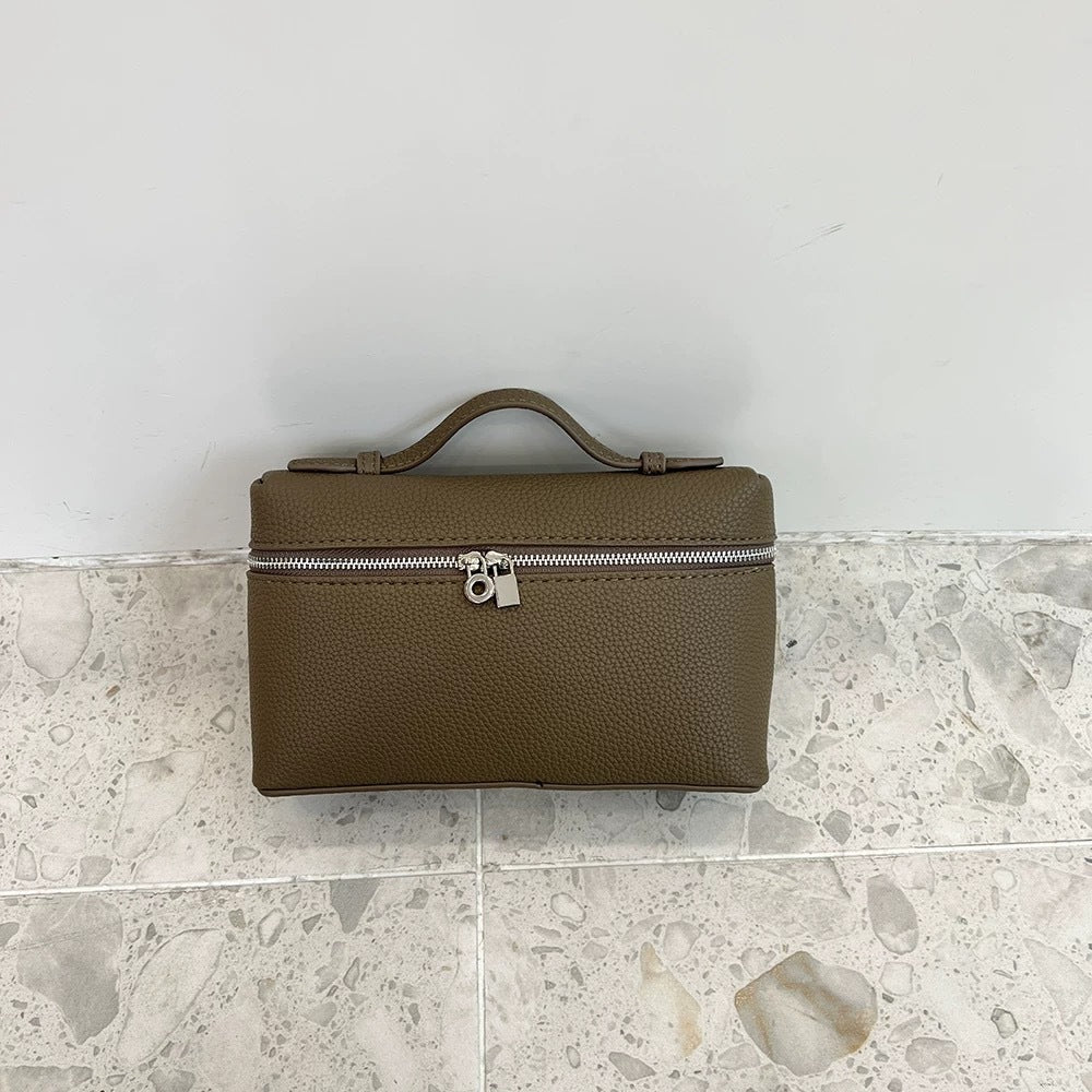 Women's Strictly Selected Lunch Box Genuine Leather Crossbody Bags