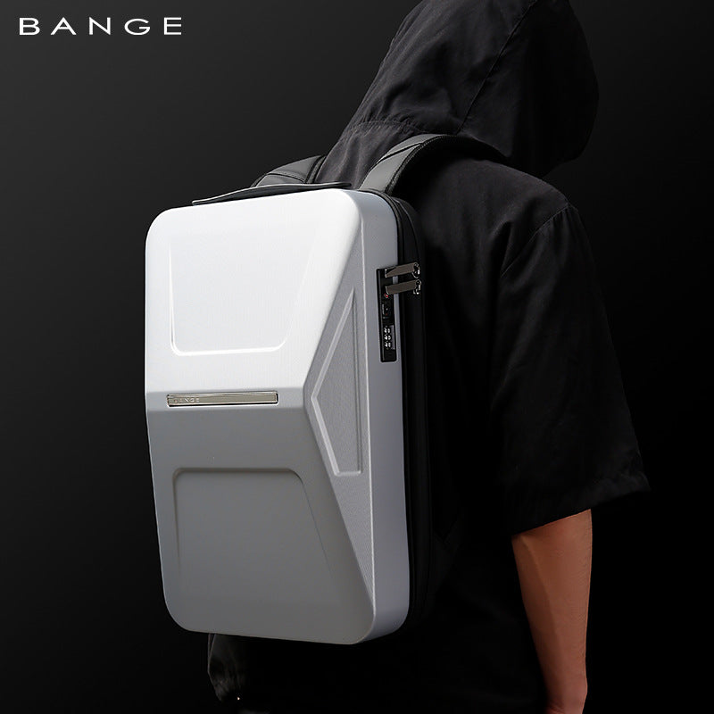 Men's Business Hard Shell Waterproof Computer Backpacks