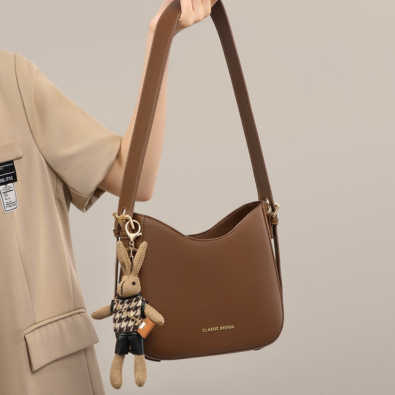 Women's Genuine Leather Large Capacity Versatile Commuting Crossbody Bags