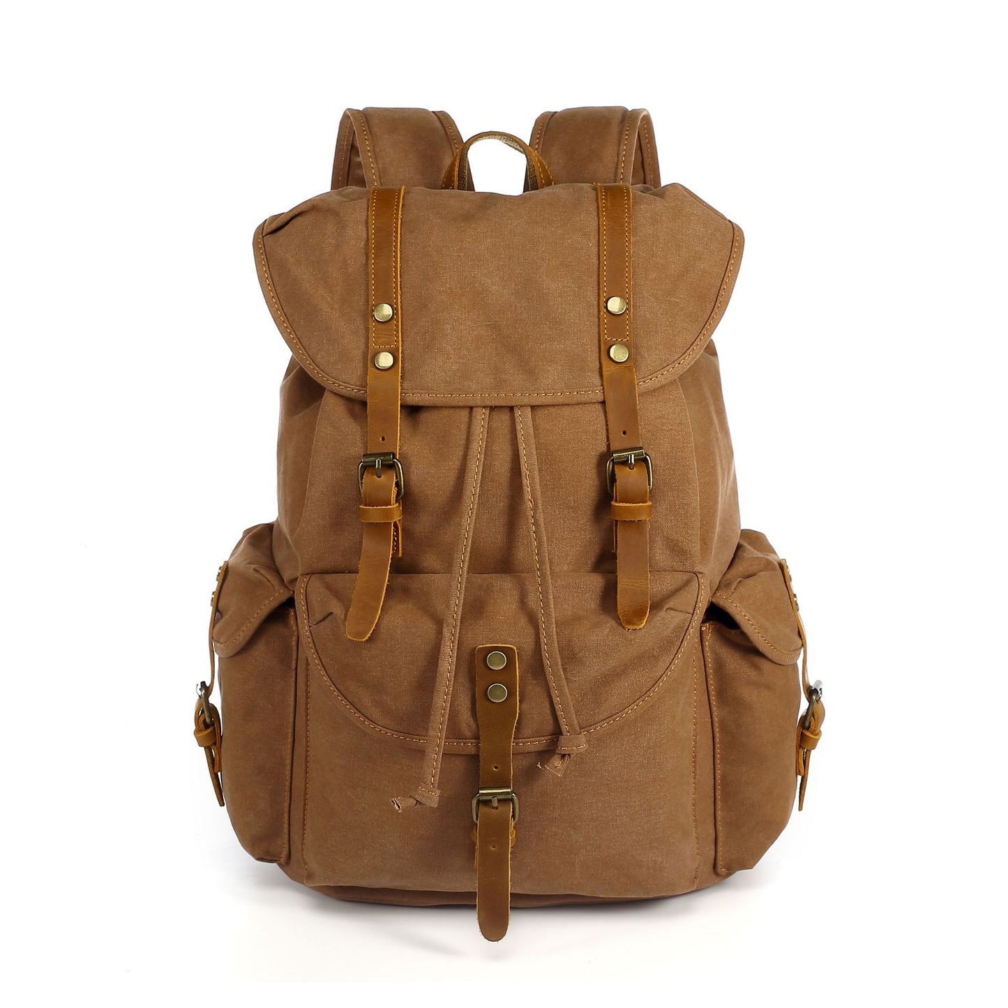 Encrypted Washed Canvas With First Layer Backpacks