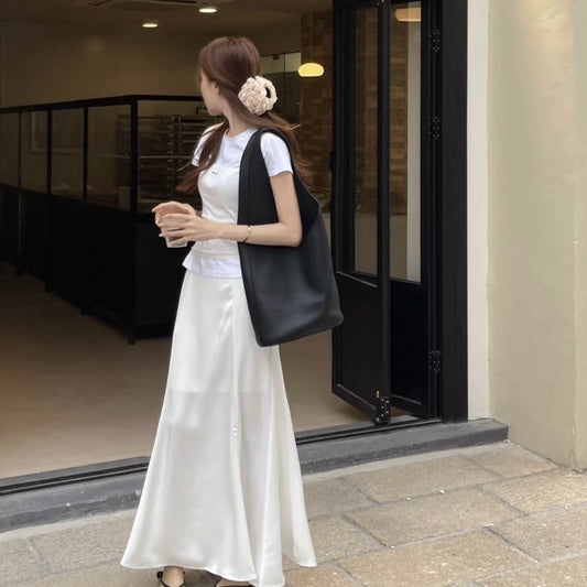Niche Nun Layer Cowhide High-grade Leather Shoulder Bags