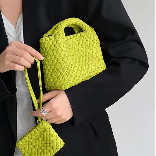 Woven Handmade Mini Portable Vegetable Basket Bags
