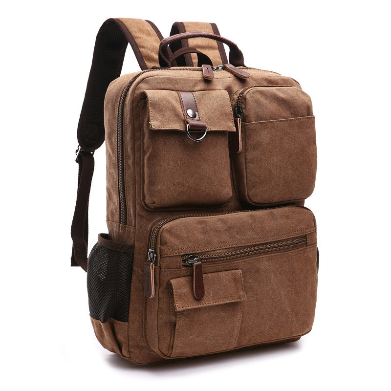 Canvas Durable Retro Large Capacity Junior Backpacks