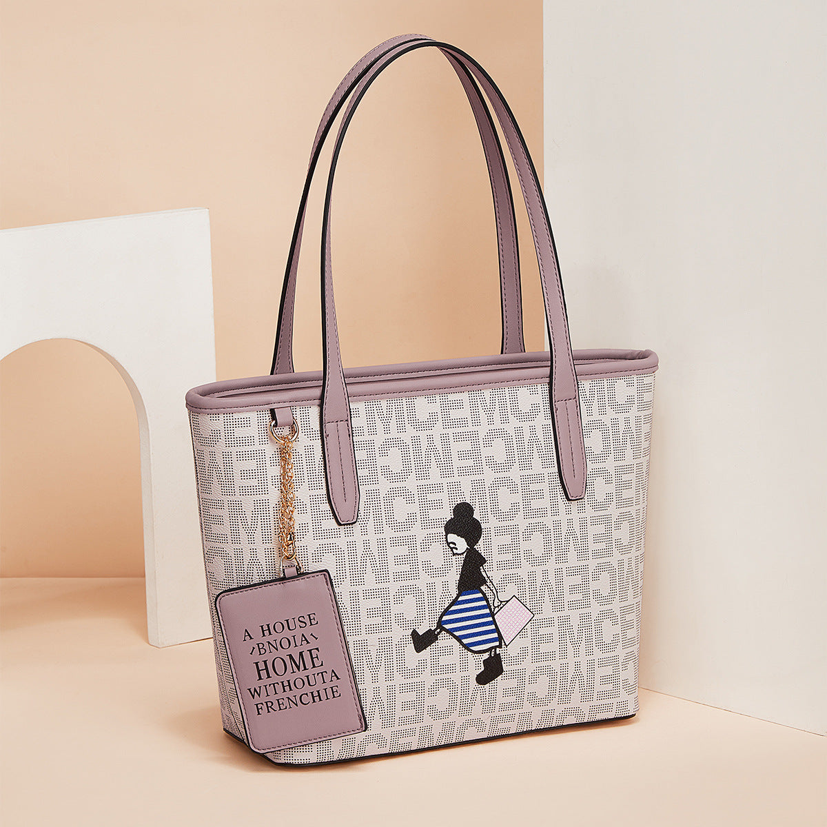 Women's Live Fashion Trendy Large Capacity Sweet Shoulder Bags
