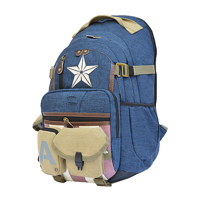 Unique Anime Captain Avengers Junior High Backpacks