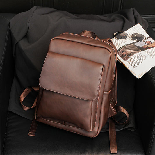 Men's Retro Computer Korean Fashion Trendy Backpacks
