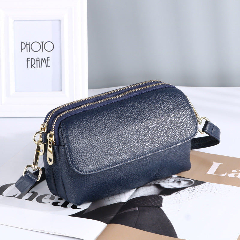Women's Fashion Genuine Leather Summer First Layer Crossbody Bags