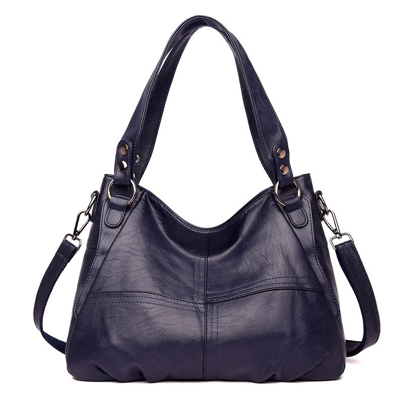 Women's Mom Large Capacity Sheepskin Pattern Soft Crossbody Bags
