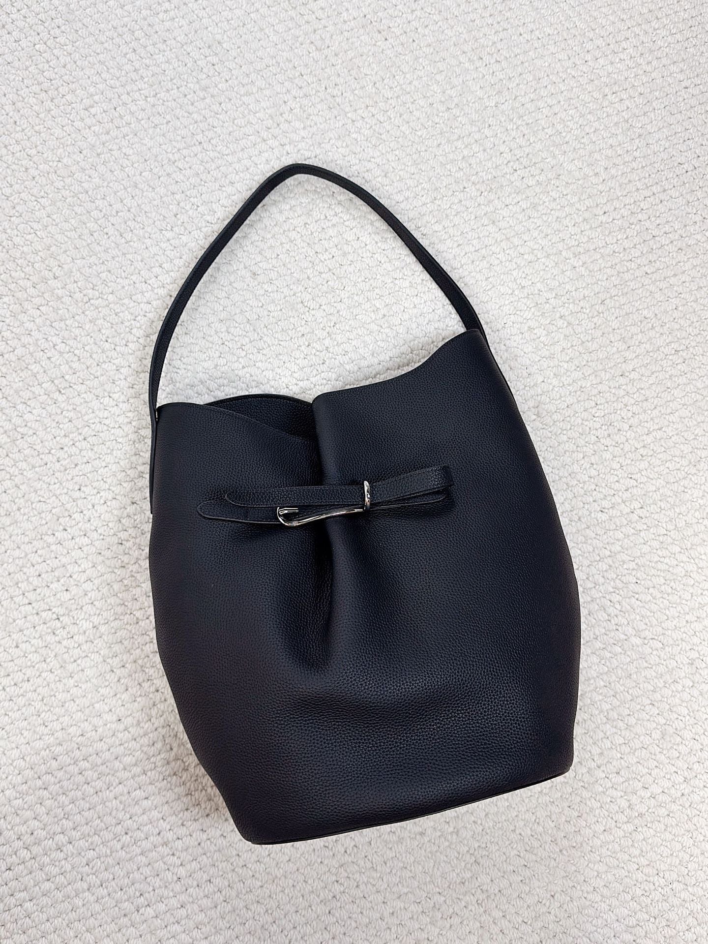 Layer Frosted Cowhide Underarm Large Capacity Commuter Portable Shoulder Bags