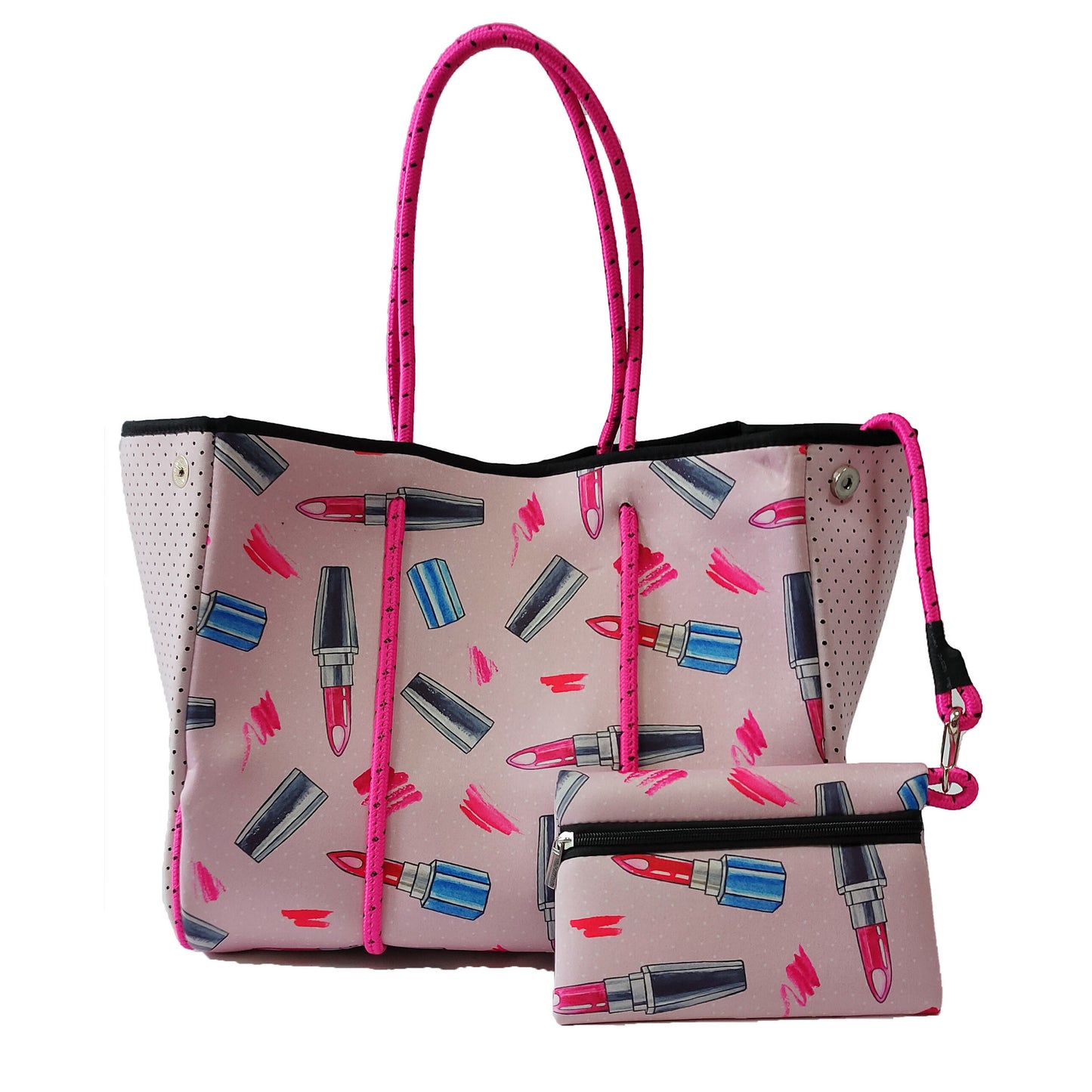 Neoprene Beach Printing Weekend Portable Seaside Handbags