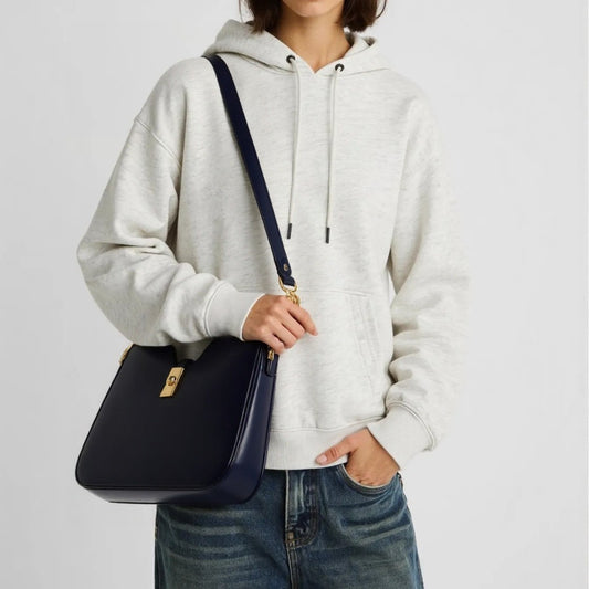 Women's Light Luxury Genuine Leather Underarm Niche High-grade Handbags