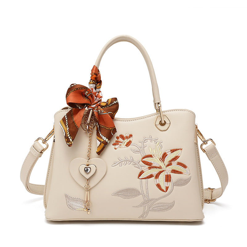 Women's Embroidered Mother-in-law For Elders Red Wedding Bags