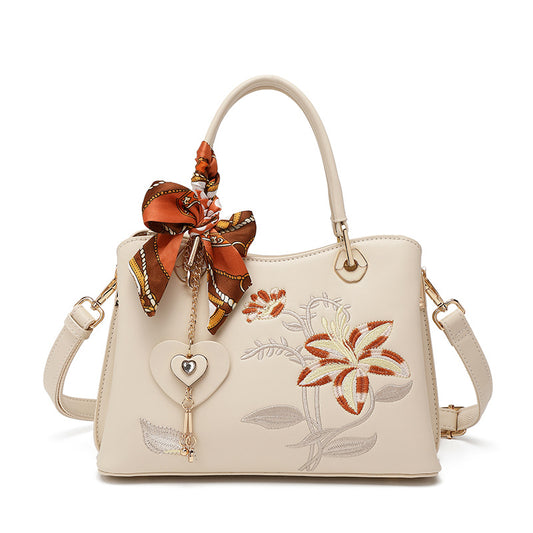Women's Embroidered Mother-in-law For Elders Red Wedding Bags