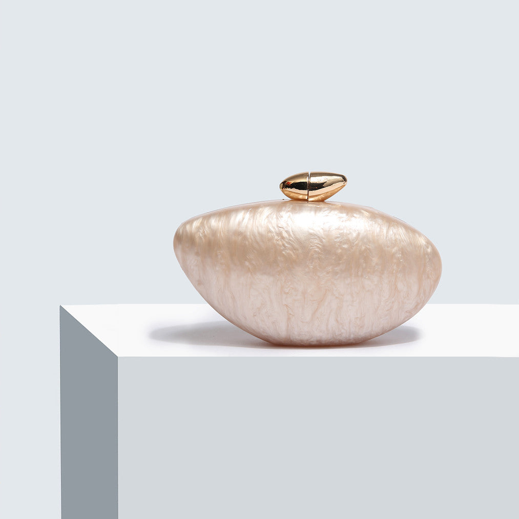 Fashion Gift Acrylic Glossy Goose Egg Evening Bags