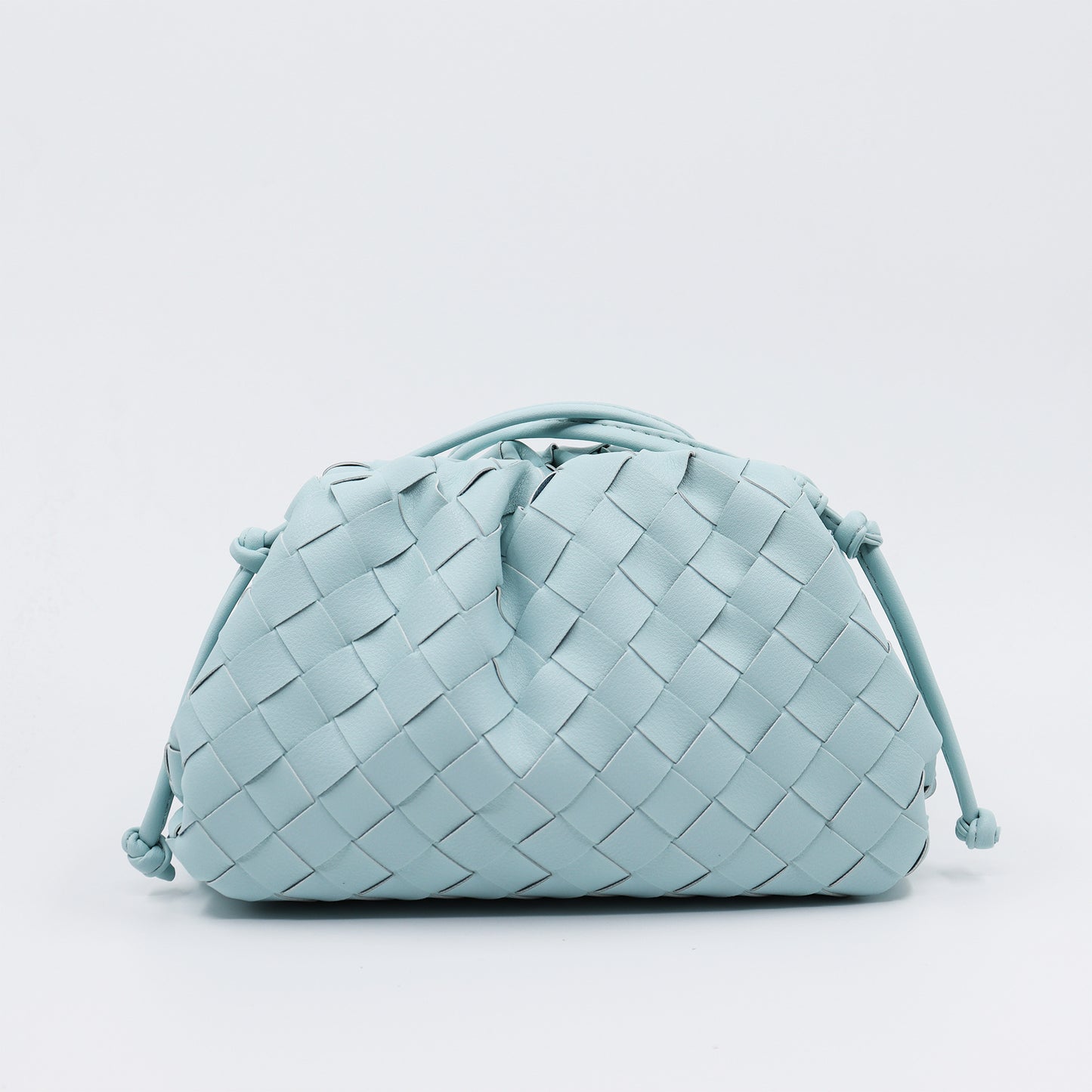 Fashion Clutch Woven Korean Style Cloud Soft Leather Crossbody Bags