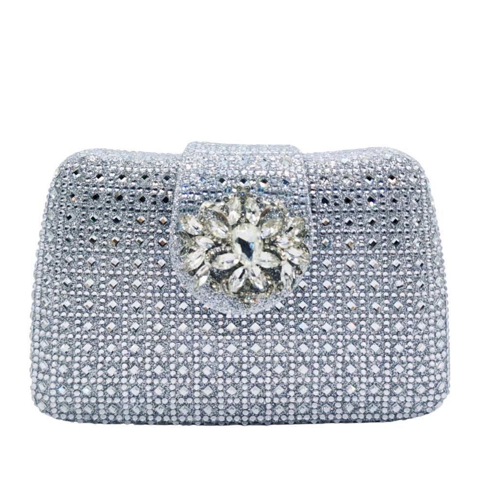 Women's Durable Full Diamond Clutch Banquet Handbags