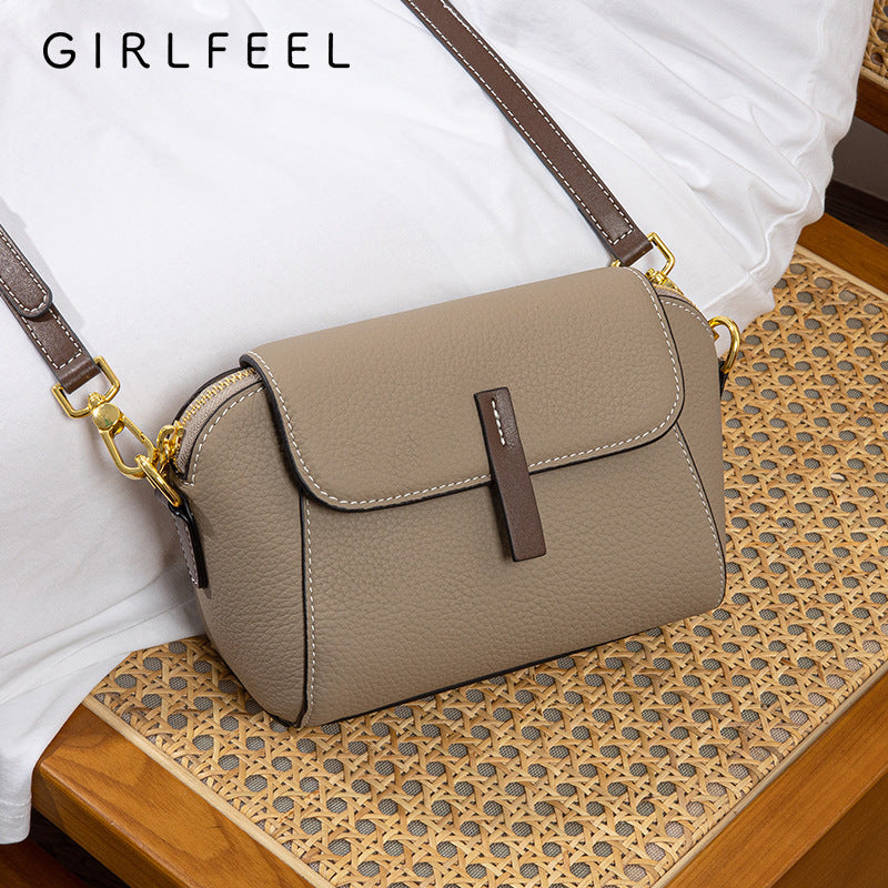 Women's Mobile Summer Genuine Leather Fashion Shell Crossbody Bags
