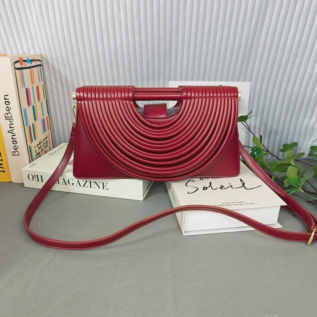 Attractive Casual Versatile Woven Clutch Female Handbags