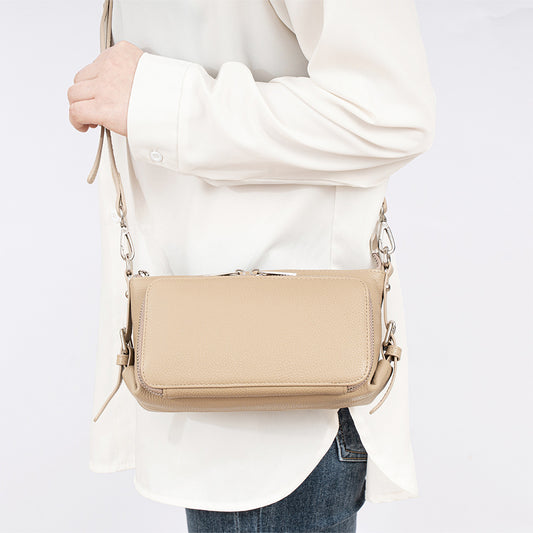 Women's Genuine Leather Fashion Large Capacity Underarm Crossbody Bags