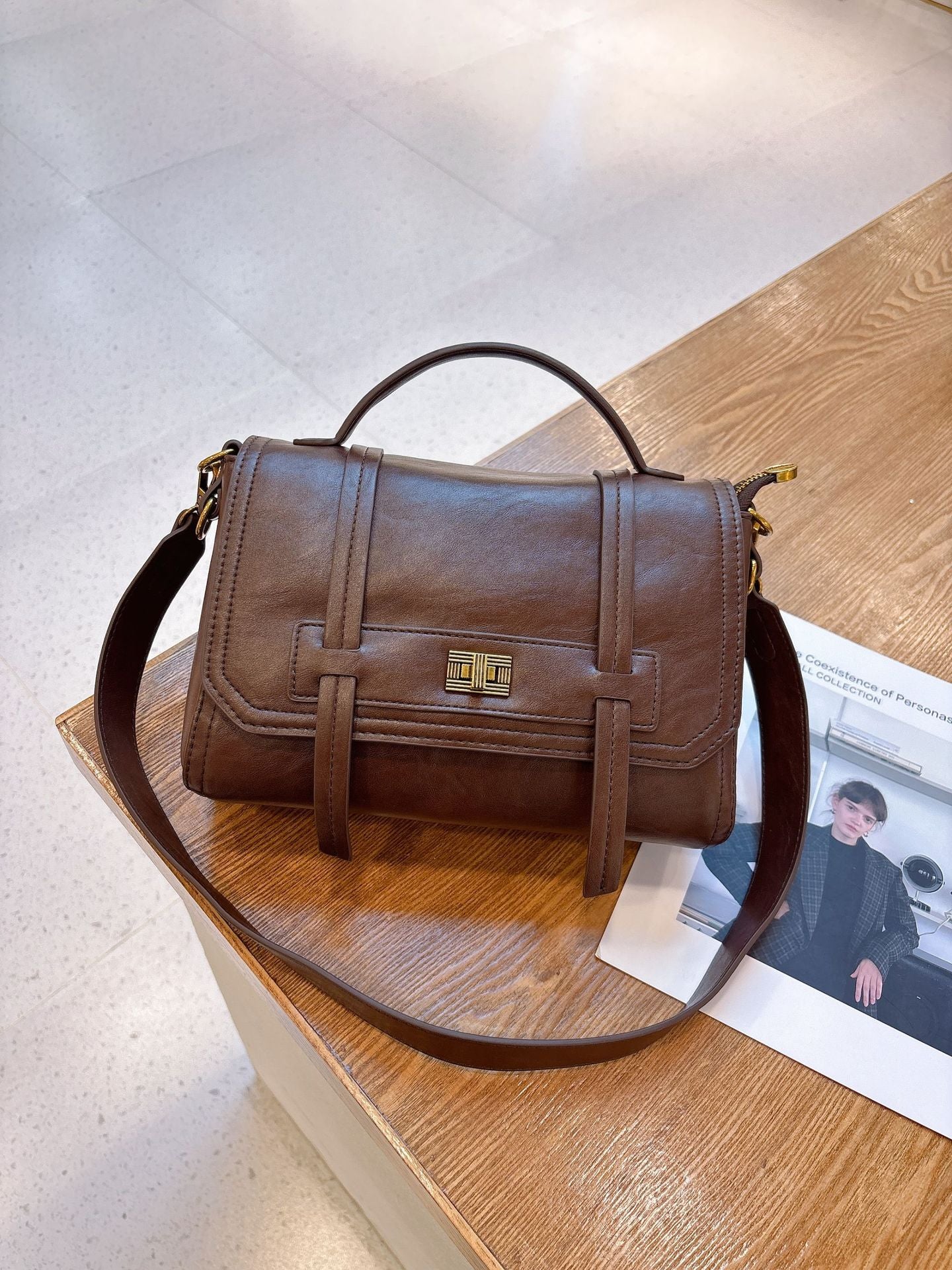 Women's Retro For Envelope Artistic Large Shoulder Bags