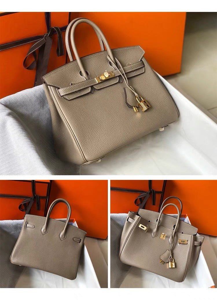 Women's Layer Cowhide Genuine Leather Large Capacity Callie Handbags