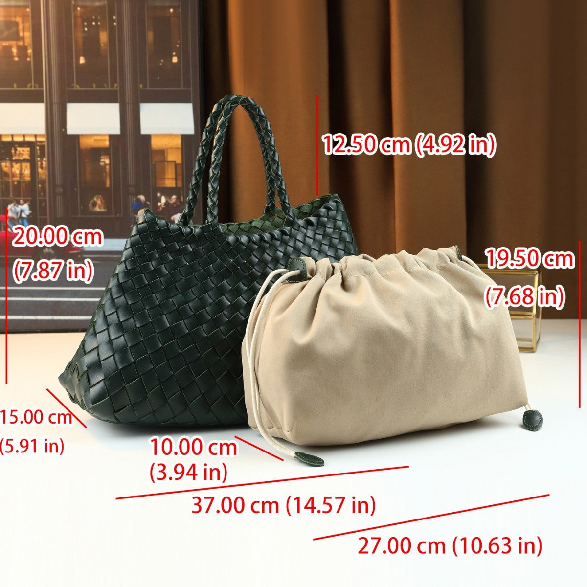 Luxury Minority Hand-woven Shell Large Capacity Handbags