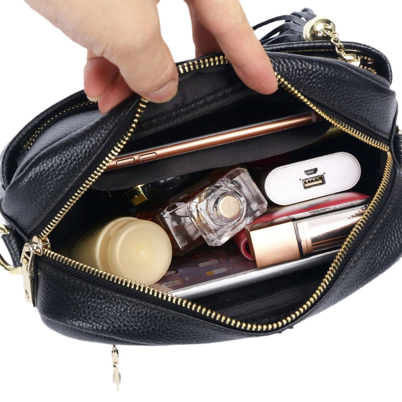 Women's Niche Design First Layer Leather Genuine Shoulder Bags