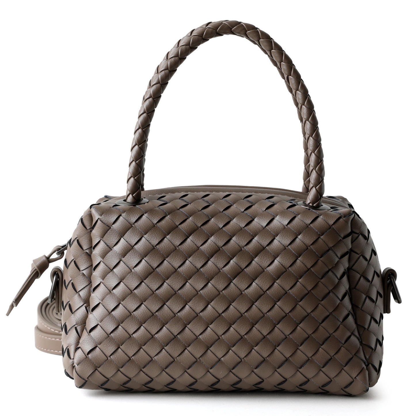 Women's Genuine Leather Boston Pillow Portable Handbags