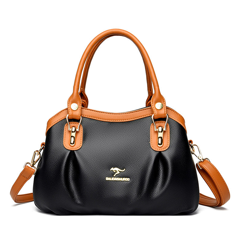 Glamorous Mom Fashion Classy Soft Leather Handbags