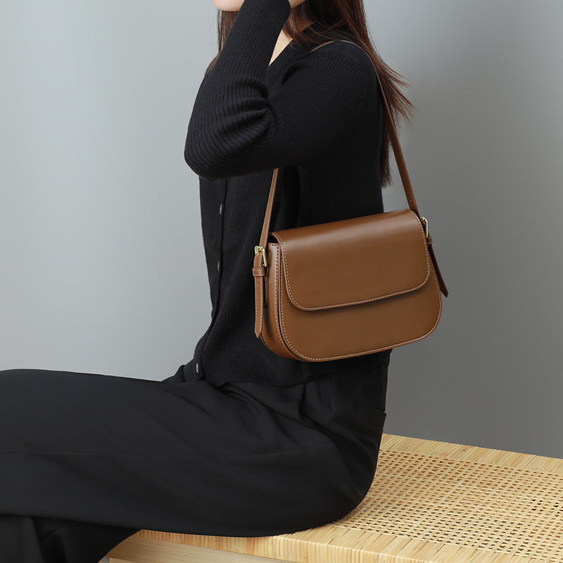 Summer Genuine Leather High-grade Fashion Underarm Bags