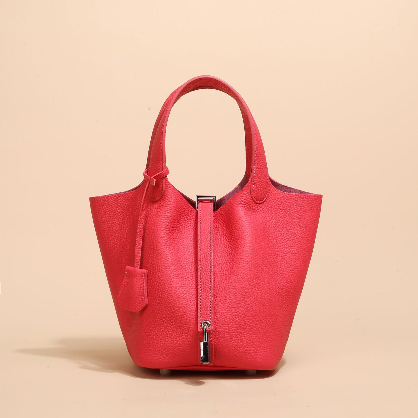 Women's Vegetable Basket Genuine Leather Large Capacity Handbags