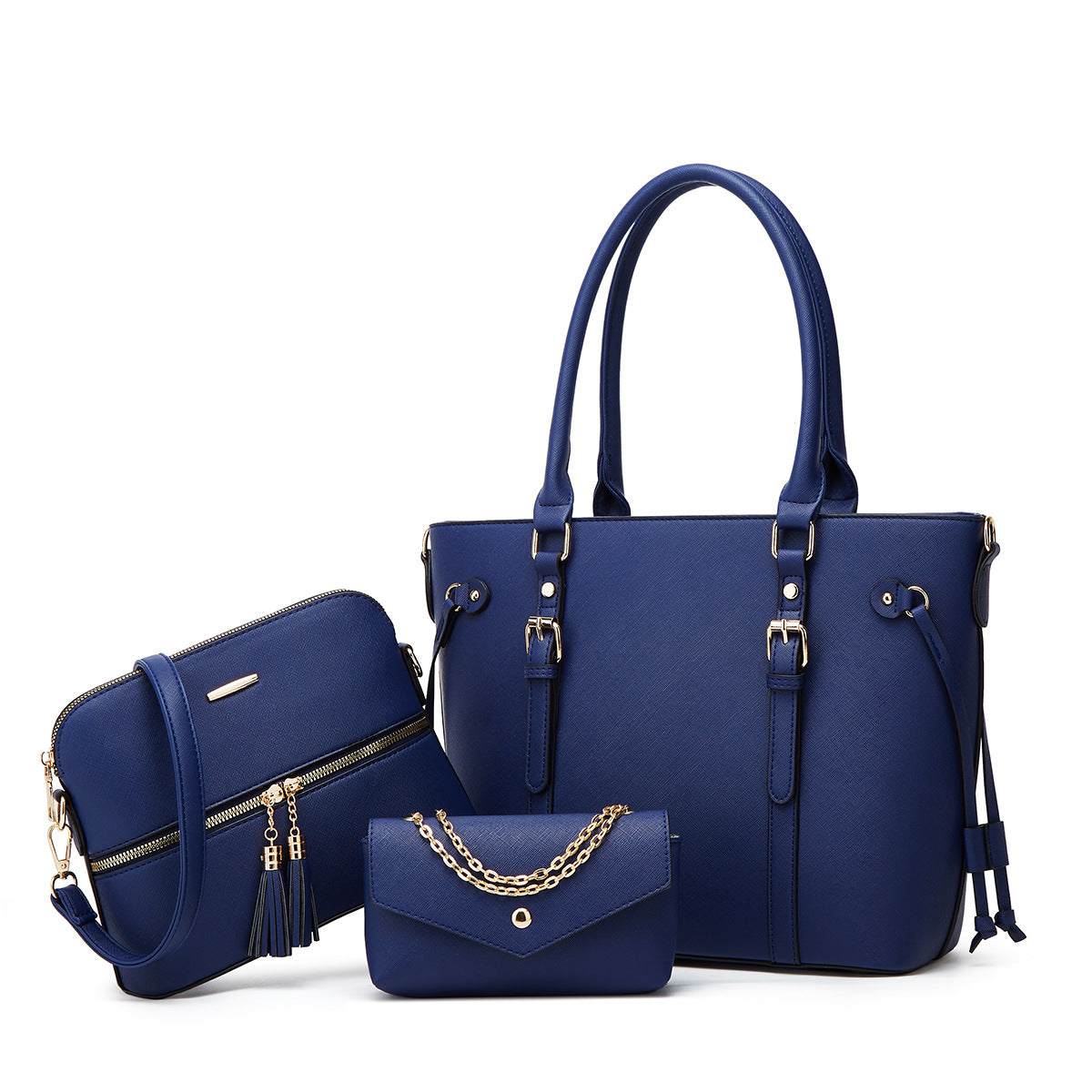 Women's Trendy Large Capacity Fashion Three-piece Set Handbags