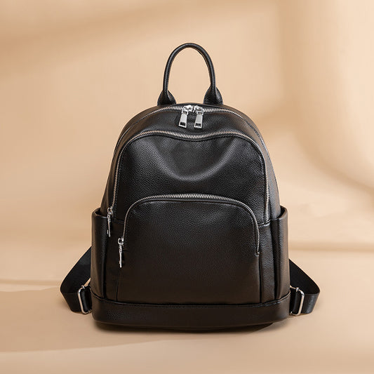 Women's Fashion Solid Color Large Capacity Trendy Backpacks