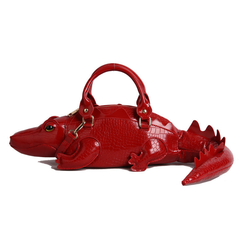 Popular Creative Design Three-dimensional Crocodile Hot Handbags