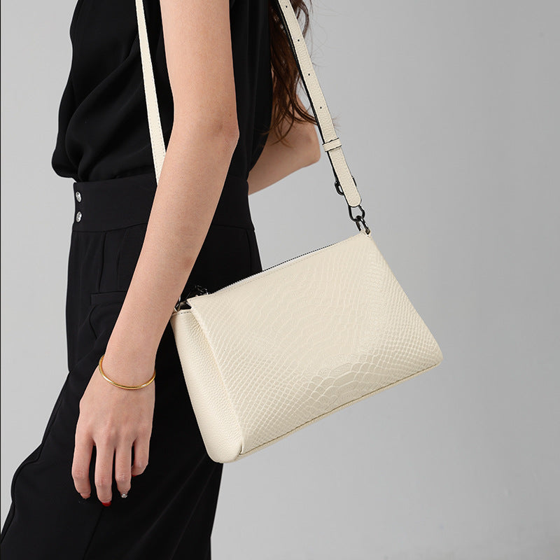 Women's Genuine Leather First Layer Cowhide Mother Crossbody Bags