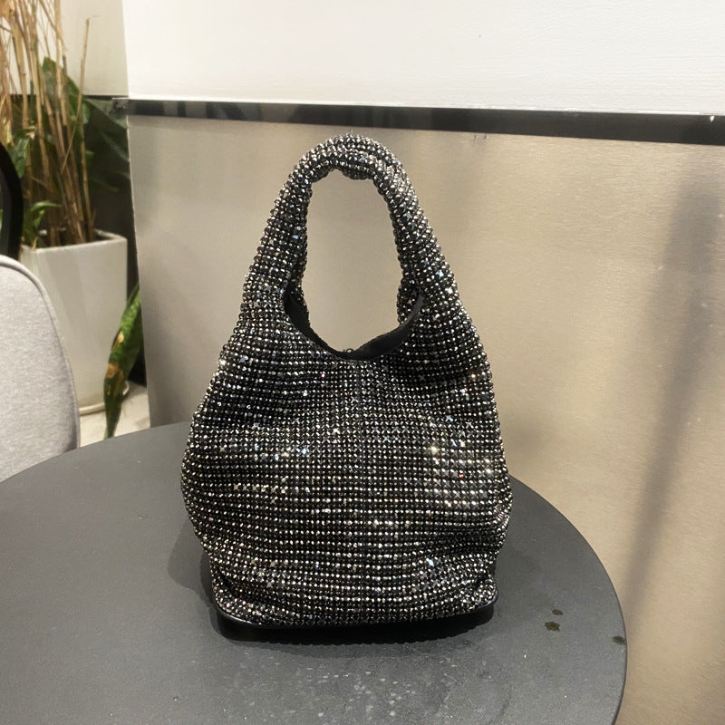 Women's Versatile Rhinestone Portable Chain Hand Shoulder Bags