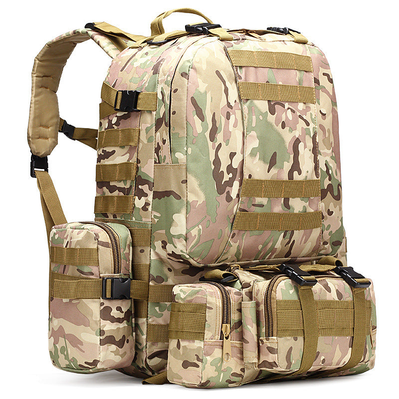 Women's & Men's & Camouflage Camping Large Capacity Combination Mountaineering Backpacks