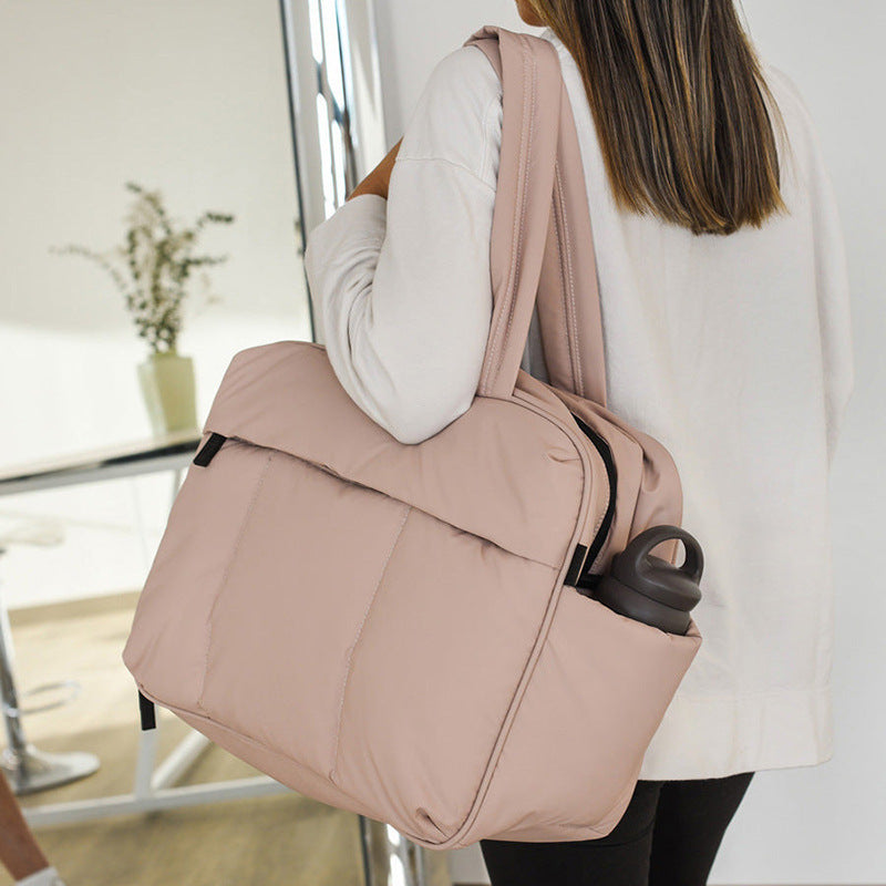 Women's Portable Winter Cotton Jacket Large Capacity Shoulder Bags