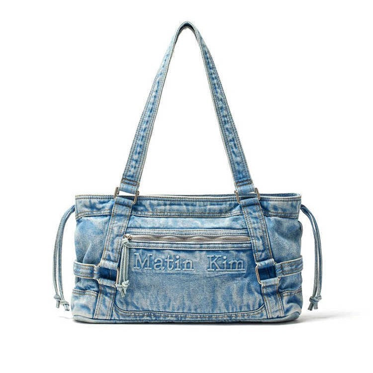 Retro Denim Large Capacity Underarm Leisure Shoulder Bags