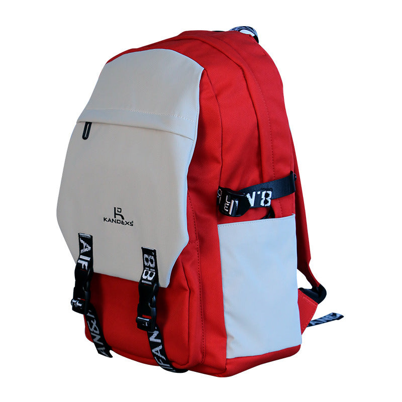 Women's & Men's High Textbook Large Capacity Waterproof Canvas Versatile Backpacks