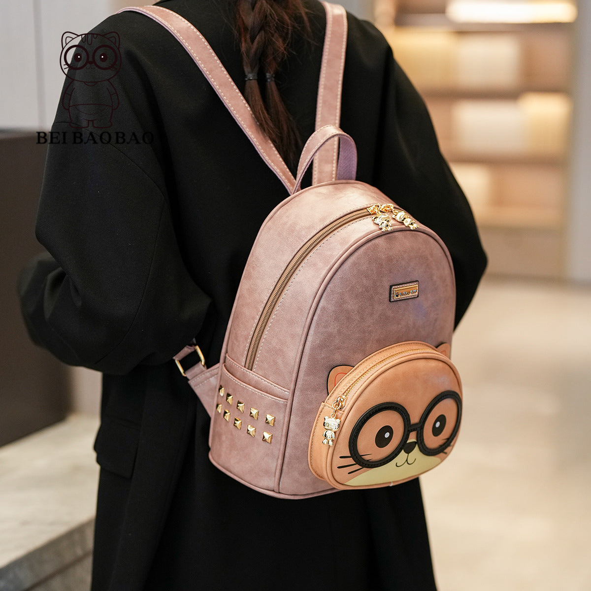 Source Simple Portable Large Capacity Cartoon Backpacks