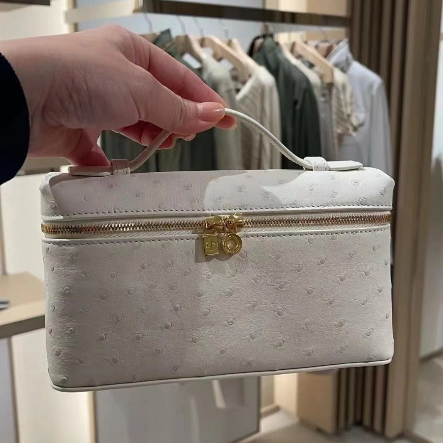 Women's Leather Kelly Box Gold Button Light Shoulder Bags