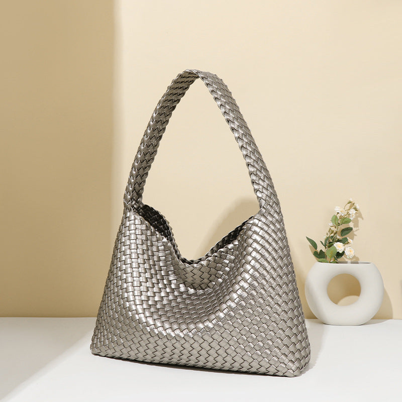 Women's Large Capacity Underarm Metal Sense Easy Shoulder Bags