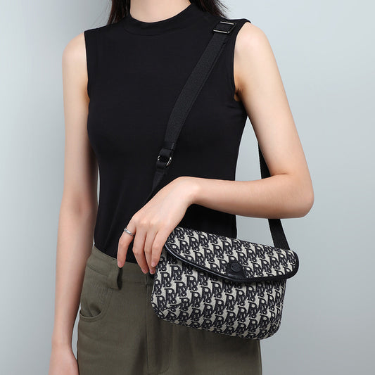 Stylish New Women's Fashion Canvas Underarm Crossbody Bags