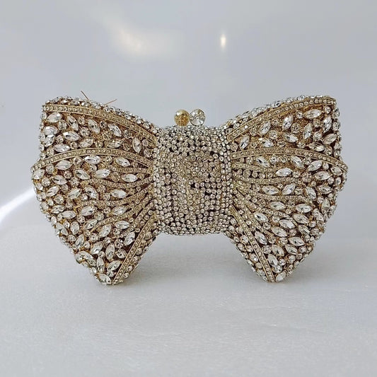 Women's Attractive Diamond Banquet Full Clutch Evening Bags