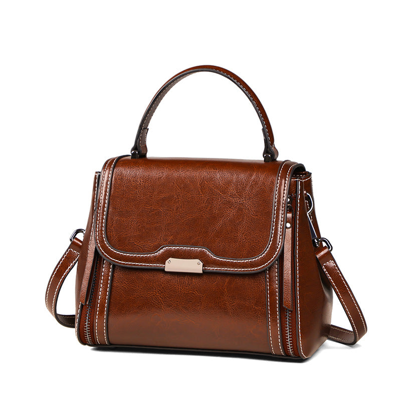 Women's Creative Fashionable Genuine Leather For Crossbody Bags