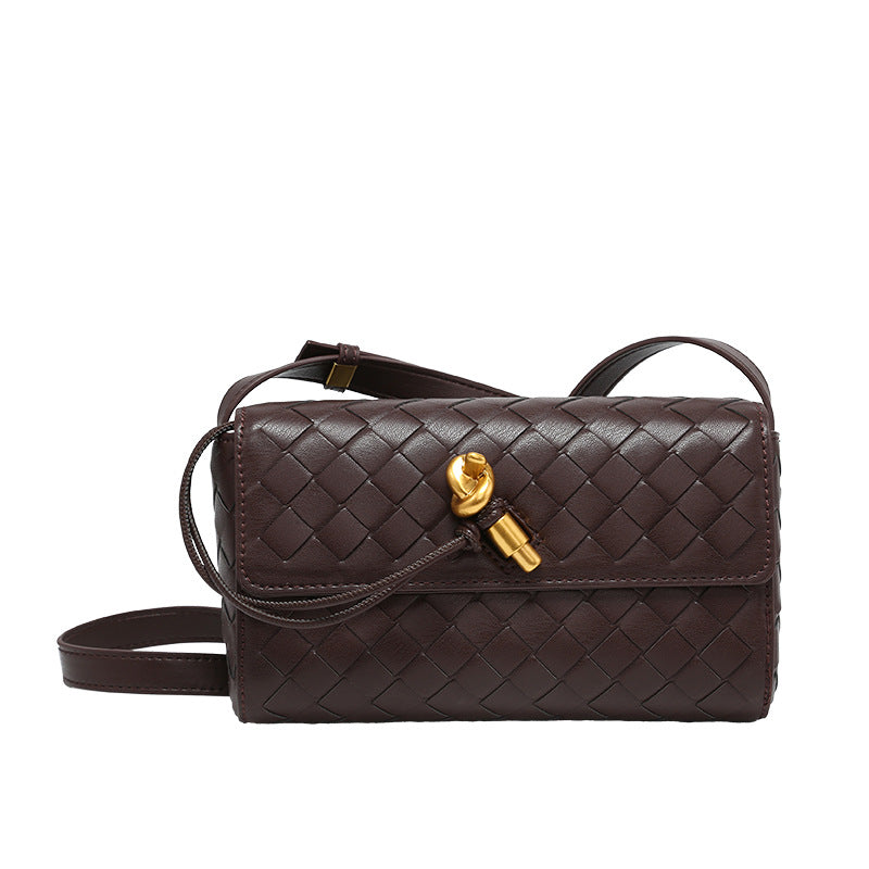 Creative Hand-woven Hardware High Sense Female Handbags